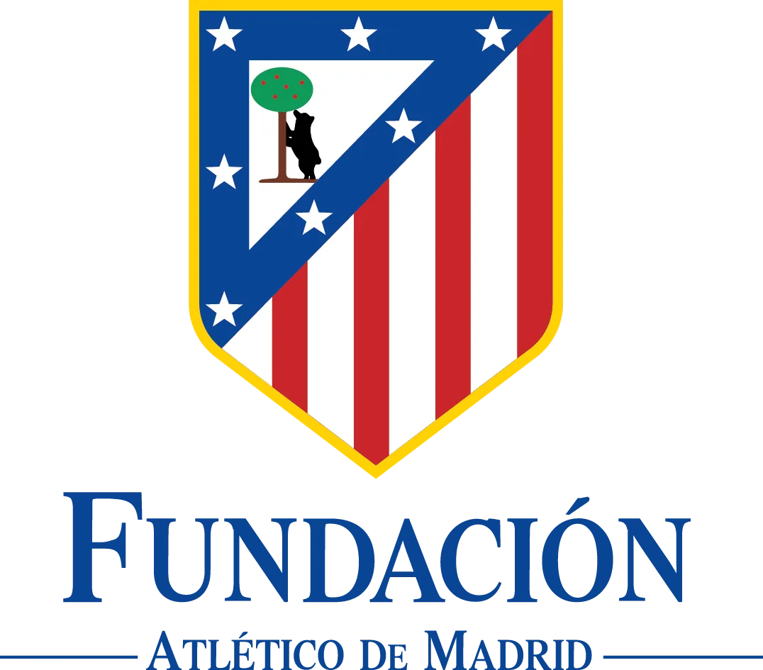 ATM Fundacion escudo letra azul